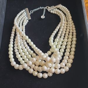 Lia Sophia "Uptown" Pearl Necklace